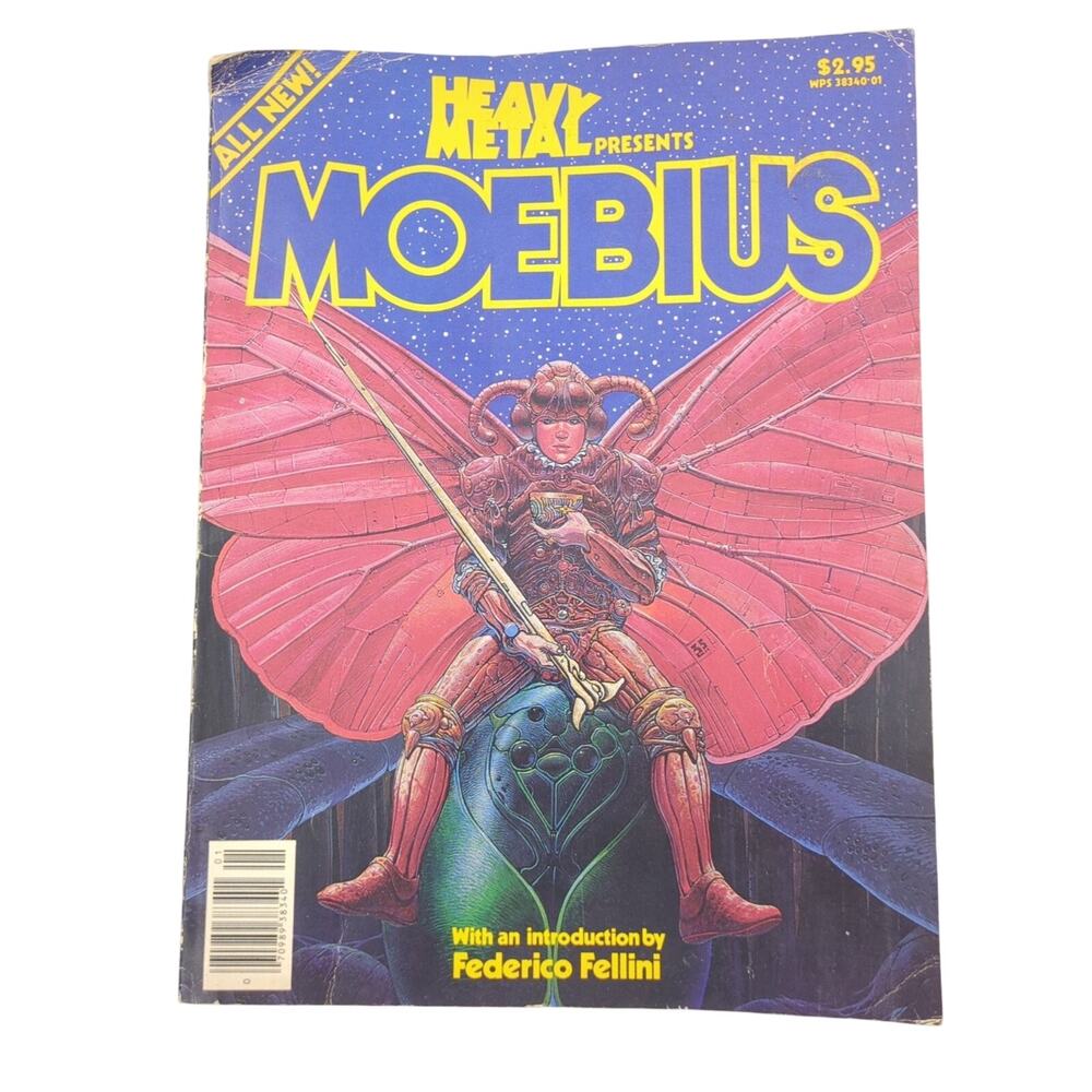 Heavy Metal Presents Moebius Magazine 1981 Sci-Fi Fantasy Art Graphic Novel